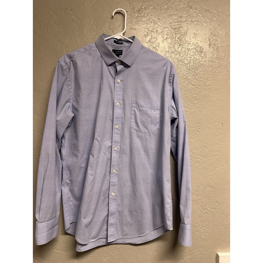 J Crew Shirt Men's Blue Large Long Sleeve